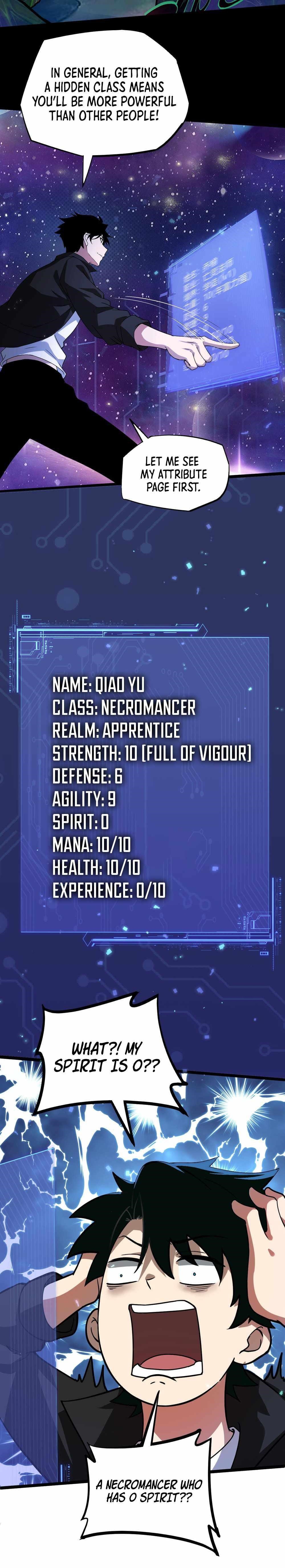 Maxed Strength Stats Necromancer Chapter 1 - Page 8 in English