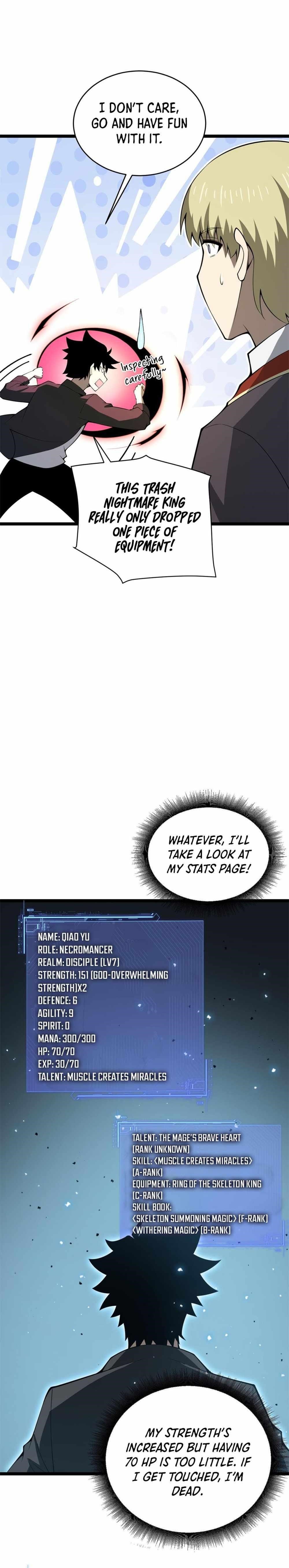 Maxed Strength Stats Necromancer Chapter 6 - Page 17 in English