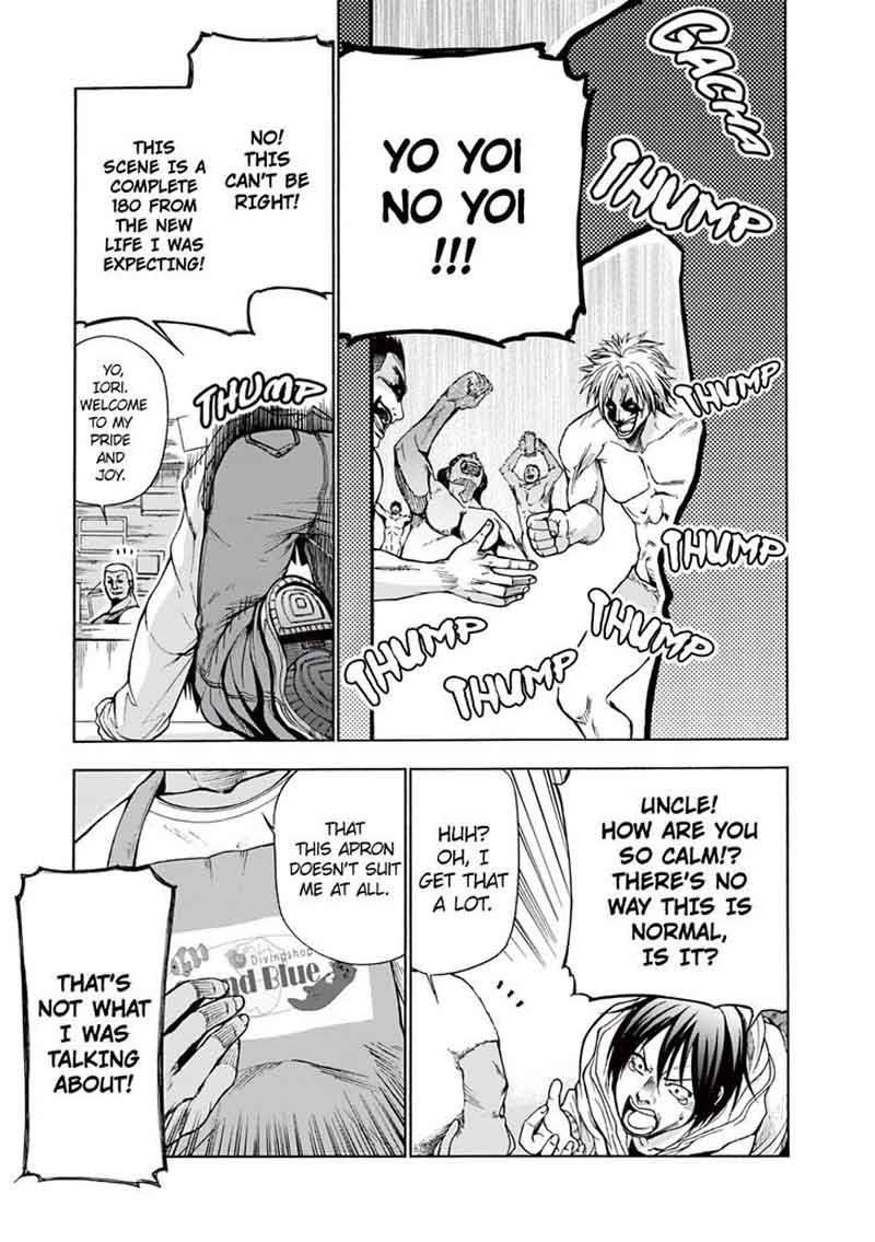 GRAND BLUE Chapter 1 - Page 13 in English