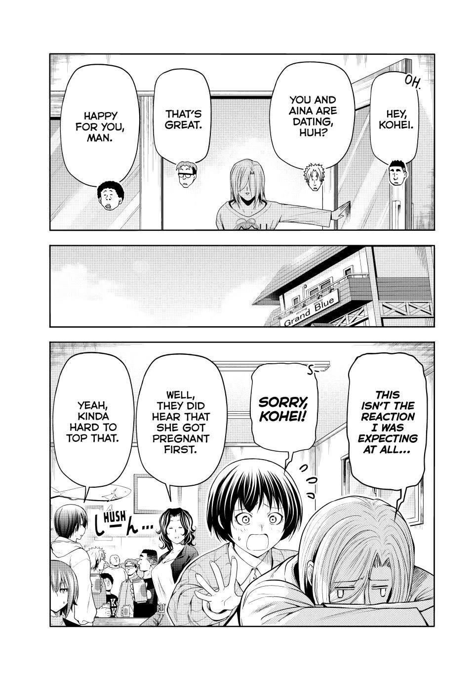 GRAND BLUE Chapter 100 - Page 35 in English