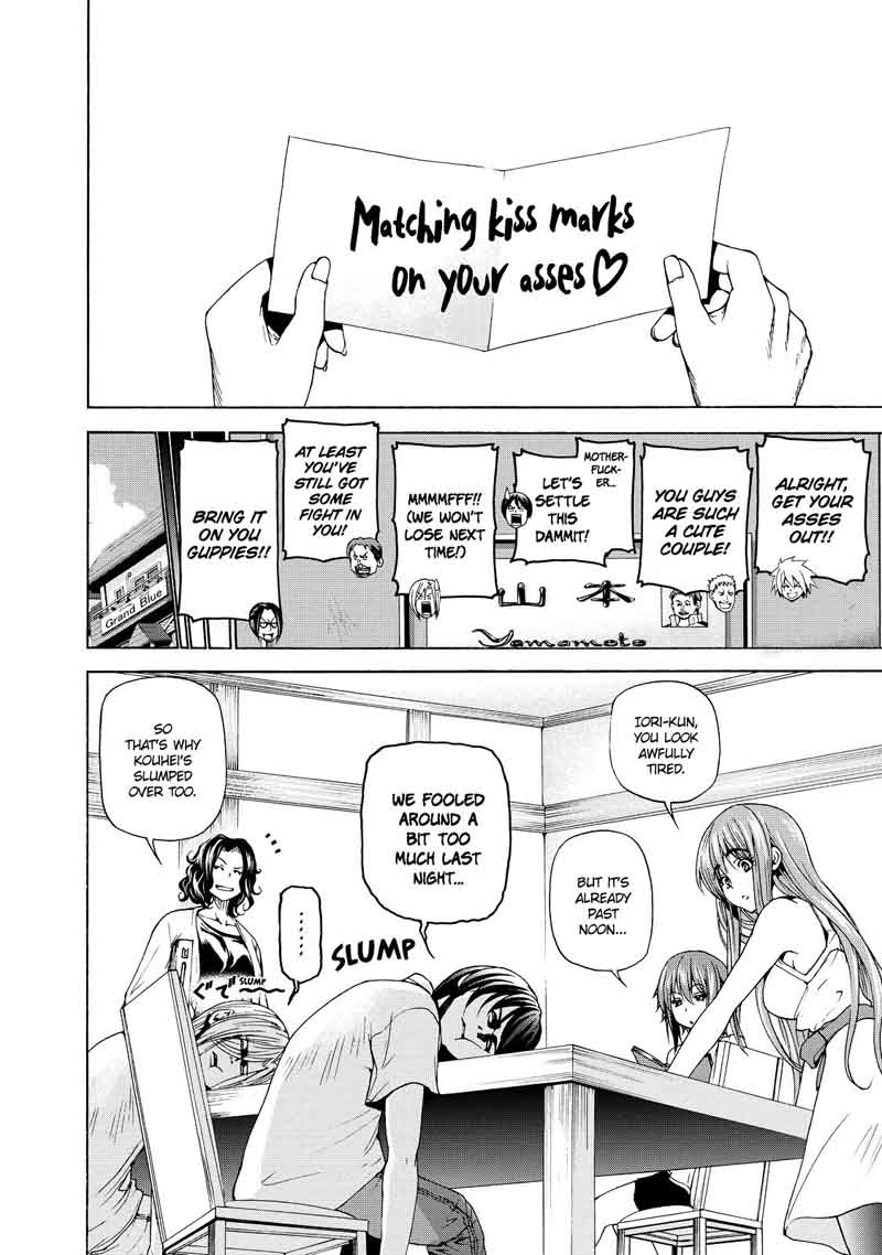 GRAND BLUE Chapter 28 - Page 62 in English