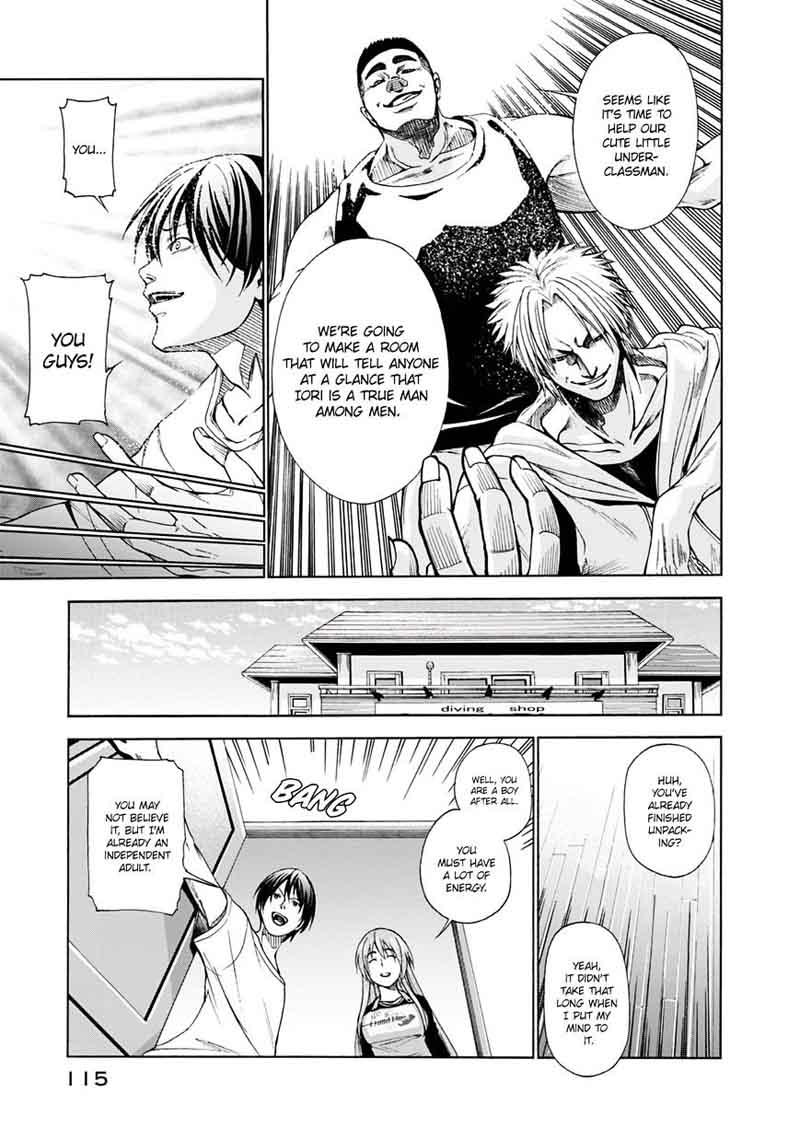 GRAND BLUE Chapter 3 - Page 17 in English