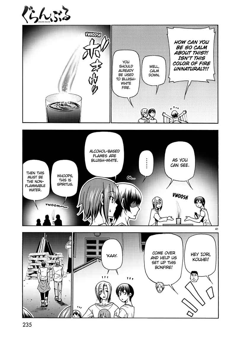 GRAND BLUE Chapter 33 - Page 41 in English