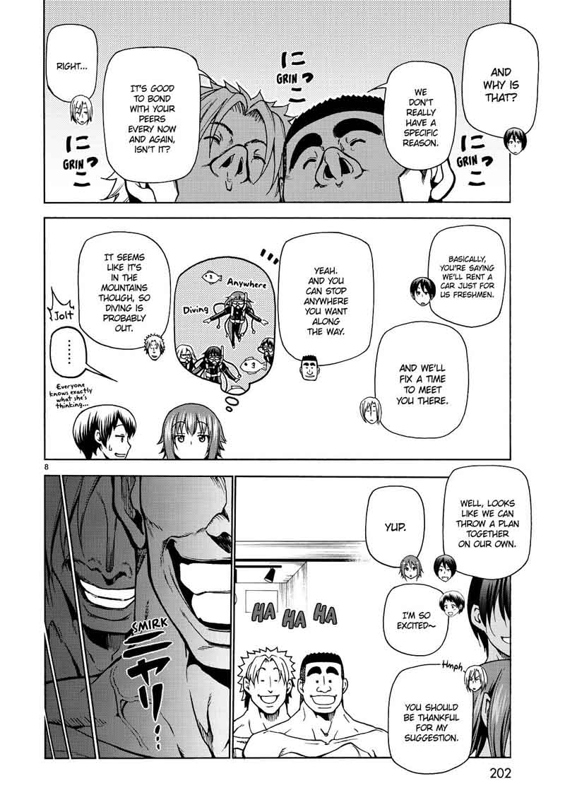 GRAND BLUE Chapter 33 - Page 8 in English