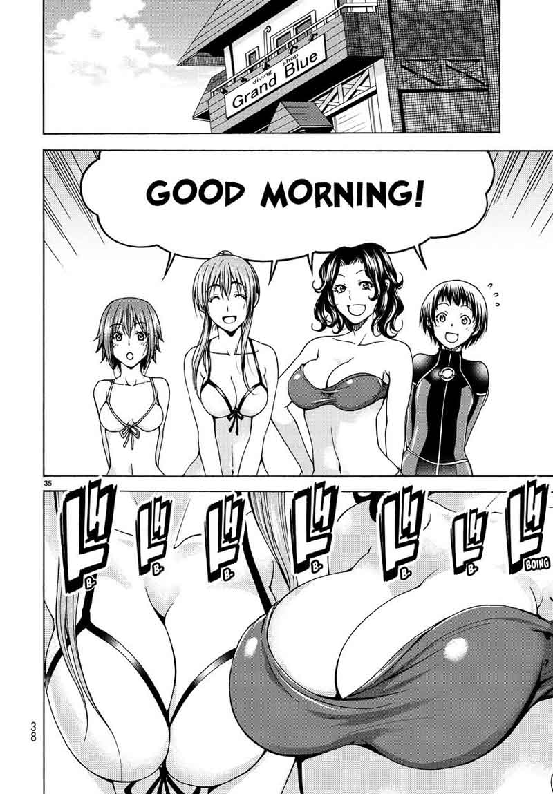 GRAND BLUE Chapter 34 - Page 36 in English