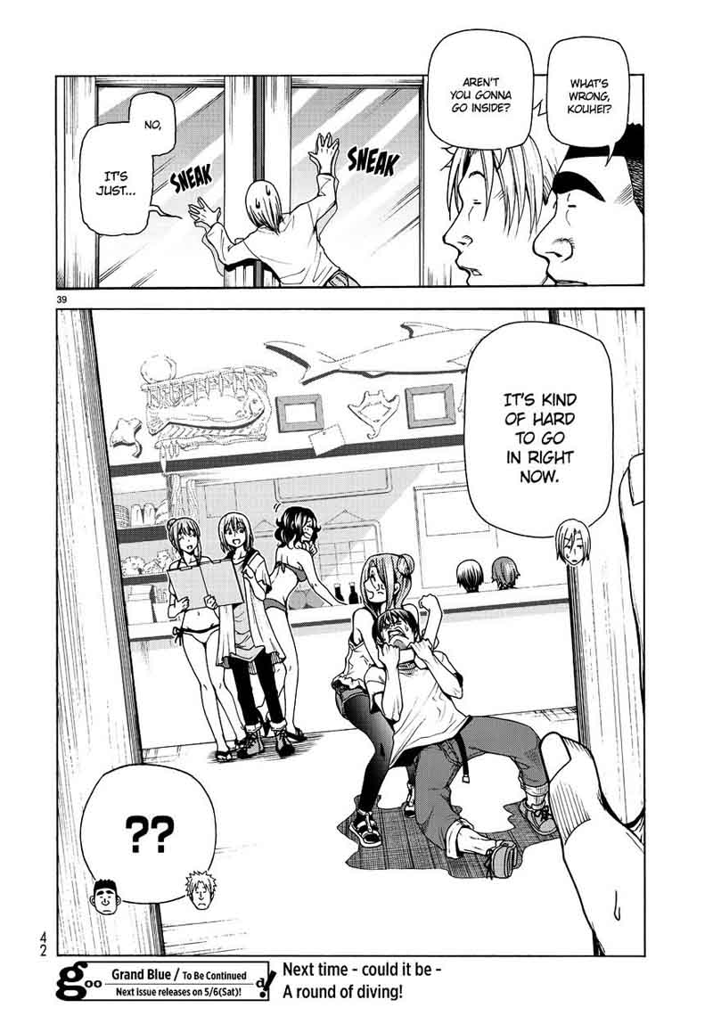 GRAND BLUE Chapter 34 - Page 40 in English