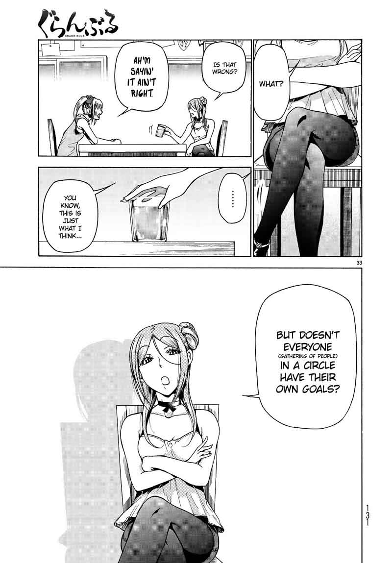 GRAND BLUE Chapter 35 - Page 34 in English