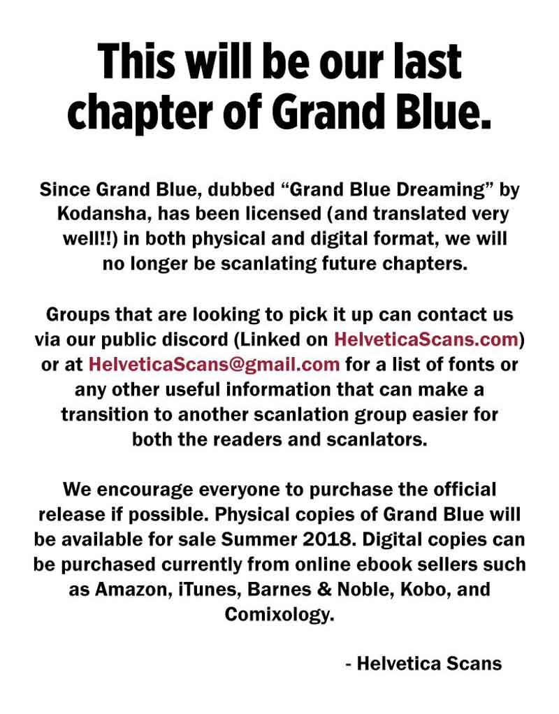 GRAND BLUE Chapter 38 - Page 54 in English