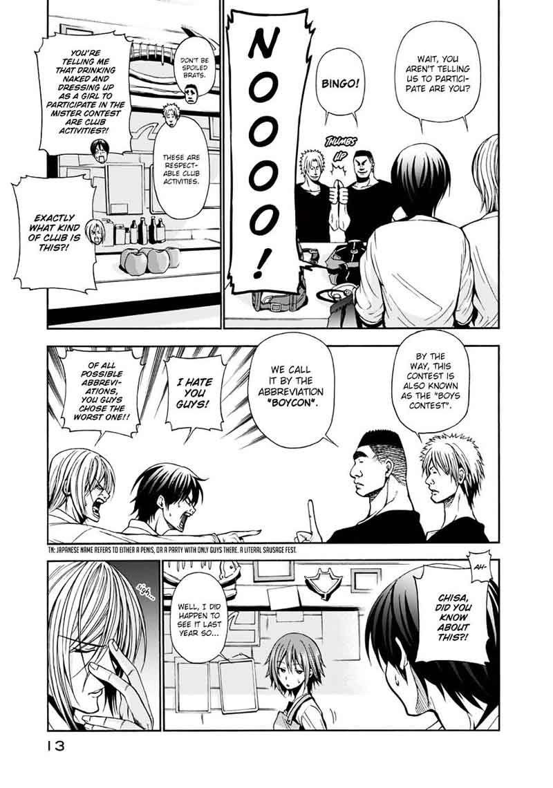 GRAND BLUE Chapter 5 - Page 12 in English