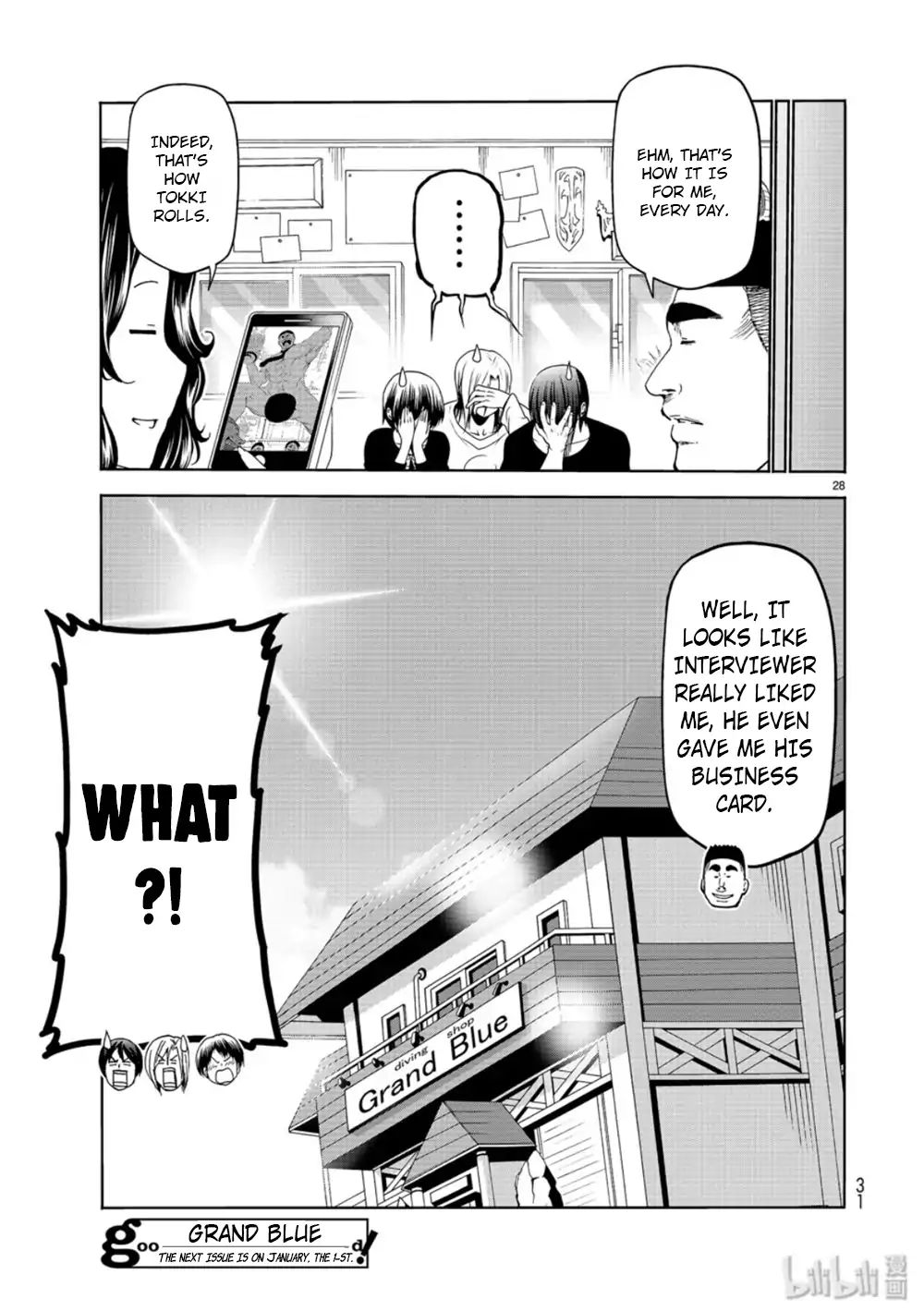 GRAND BLUE Chapter 58 - Page 28 in English