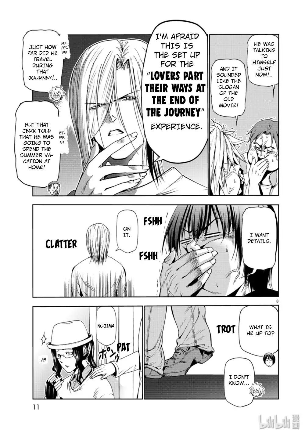 GRAND BLUE Chapter 58 - Page 8 in English