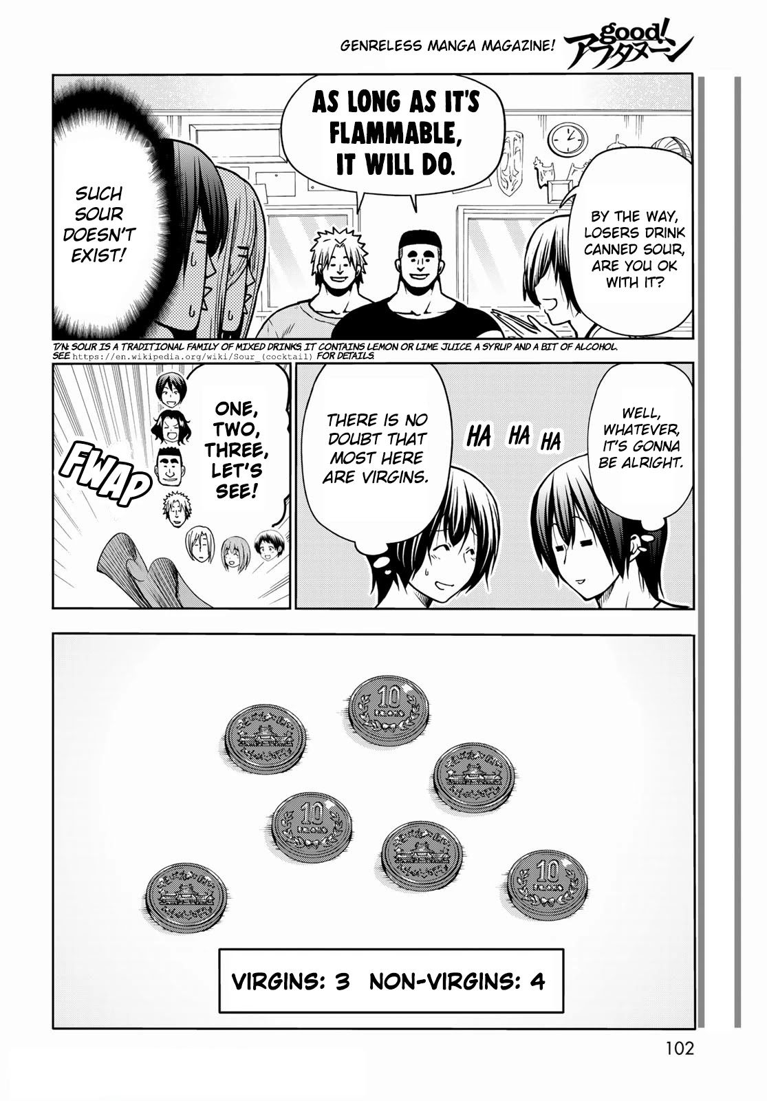GRAND BLUE Chapter 70 - Page 12 in English