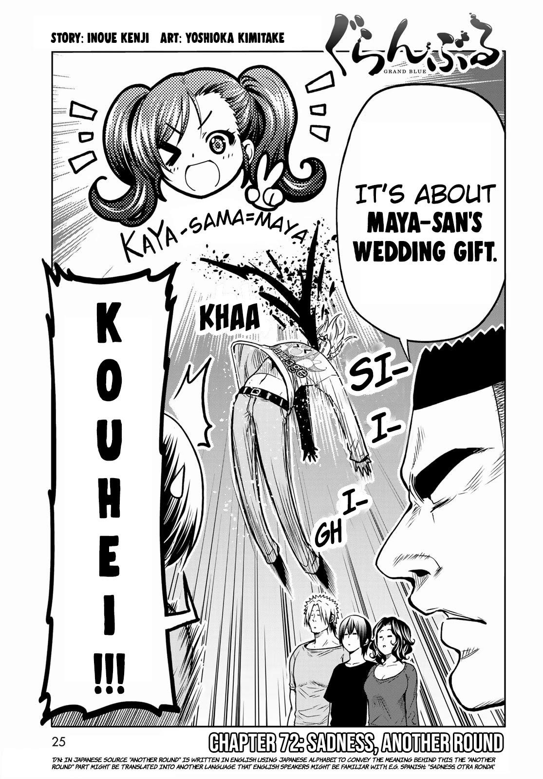 GRAND BLUE Chapter 72 - Page 3 in English