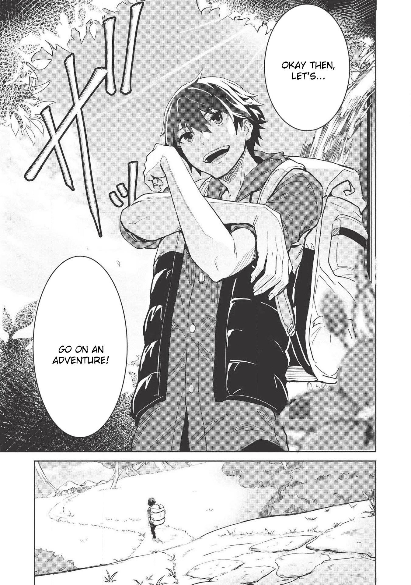 Itsudemo Jitaku Ni Kaerareru Ore Wa, Isekai De Gyoushounin O Hajimemashita Chapter 1 - Page 14 in English