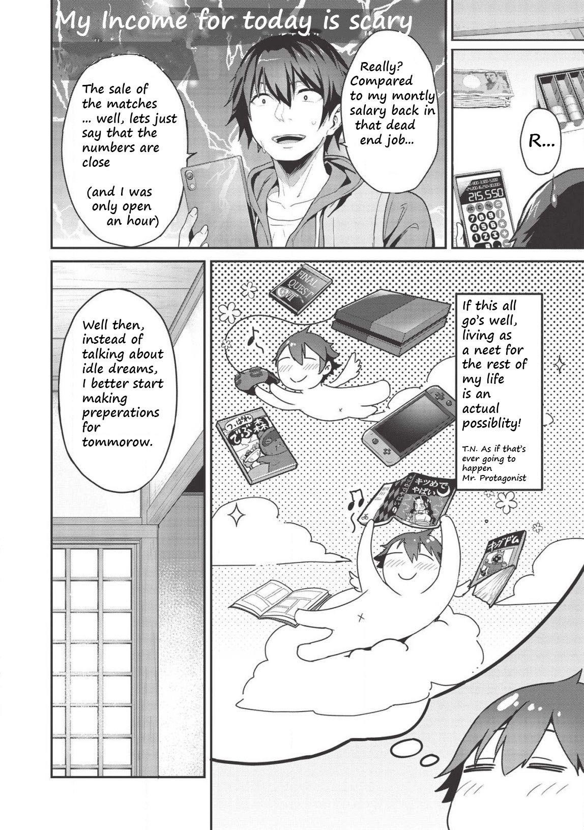 Itsudemo Jitaku Ni Kaerareru Ore Wa, Isekai De Gyoushounin O Hajimemashita Chapter 3.5 - Page 4 in English