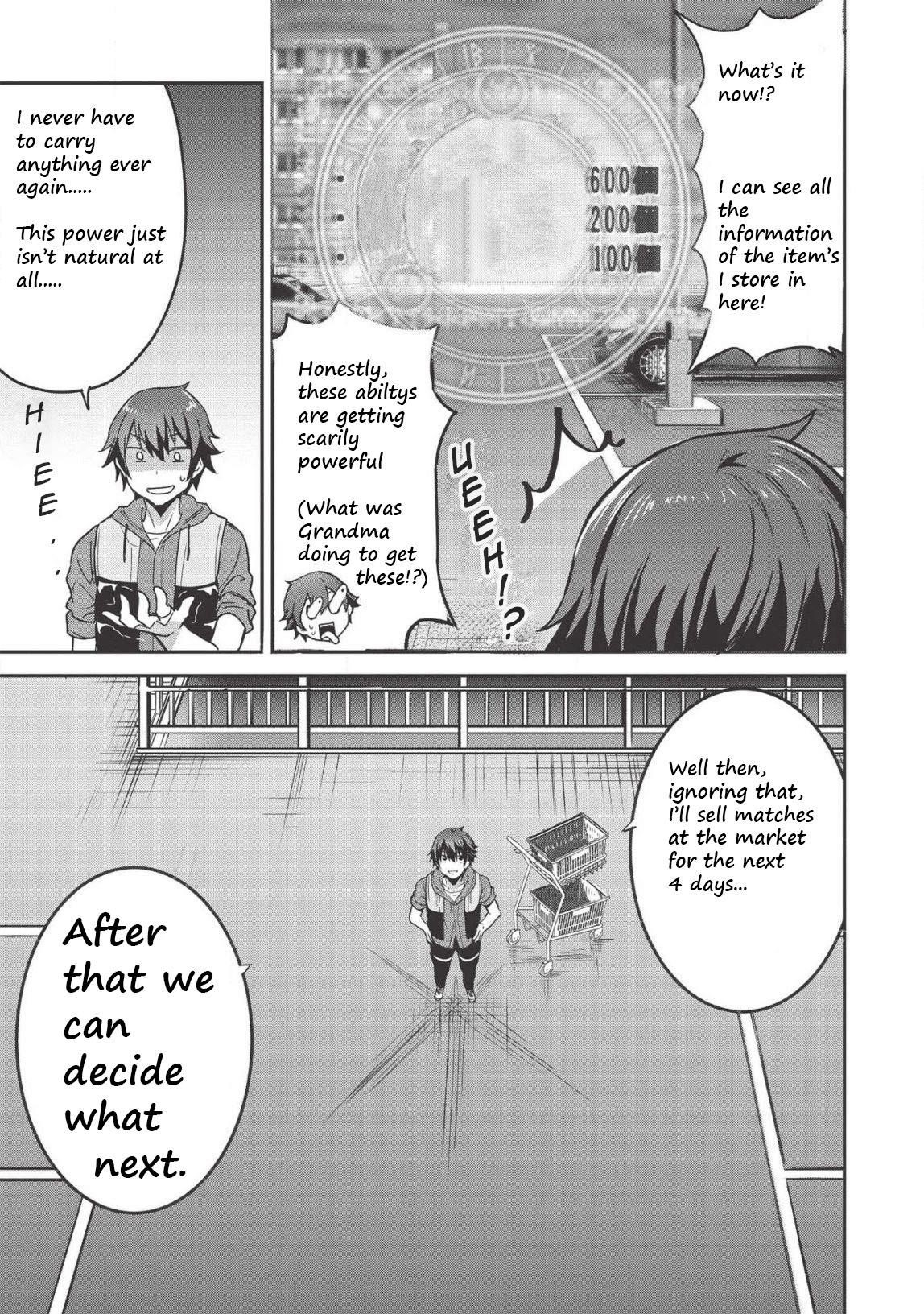 Itsudemo Jitaku Ni Kaerareru Ore Wa, Isekai De Gyoushounin O Hajimemashita Chapter 3.5 - Page 9 in English