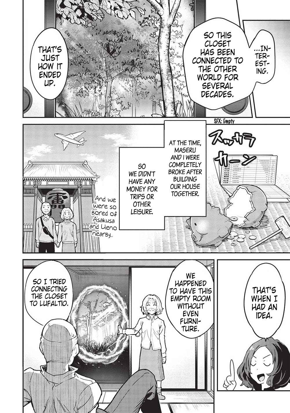 Itsudemo Jitaku Ni Kaerareru Ore Wa, Isekai De Gyoushounin O Hajimemashita Chapter 38 - Page 8 in English