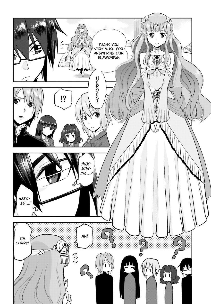 Konjiki No Moji Tsukai - Yuusha Yonin Ni Makikomareta Unique Cheat Chapter 1 - Page 8 in English