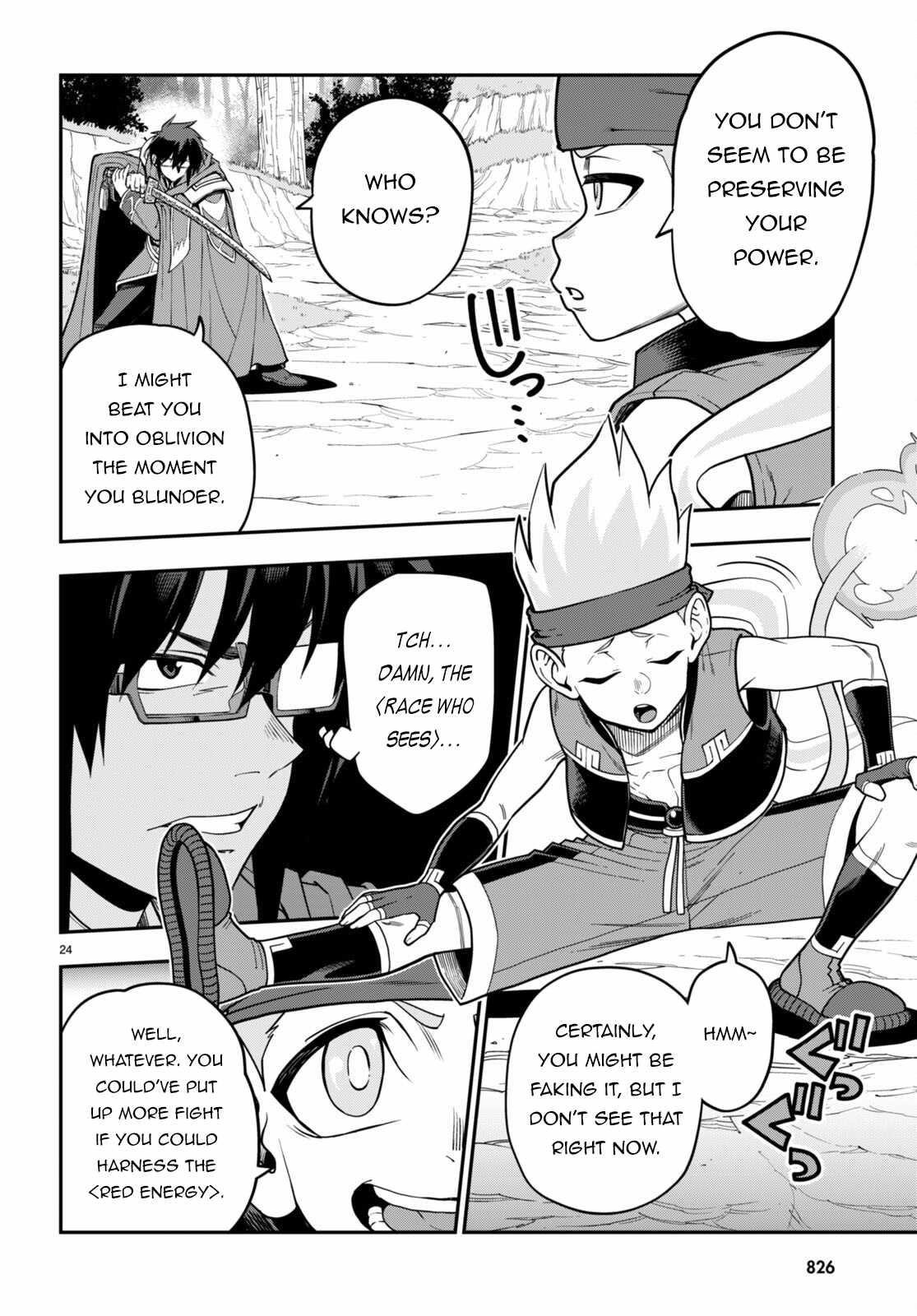 Konjiki No Moji Tsukai - Yuusha Yonin Ni Makikomareta Unique Cheat Chapter 105 - Page 24 in English