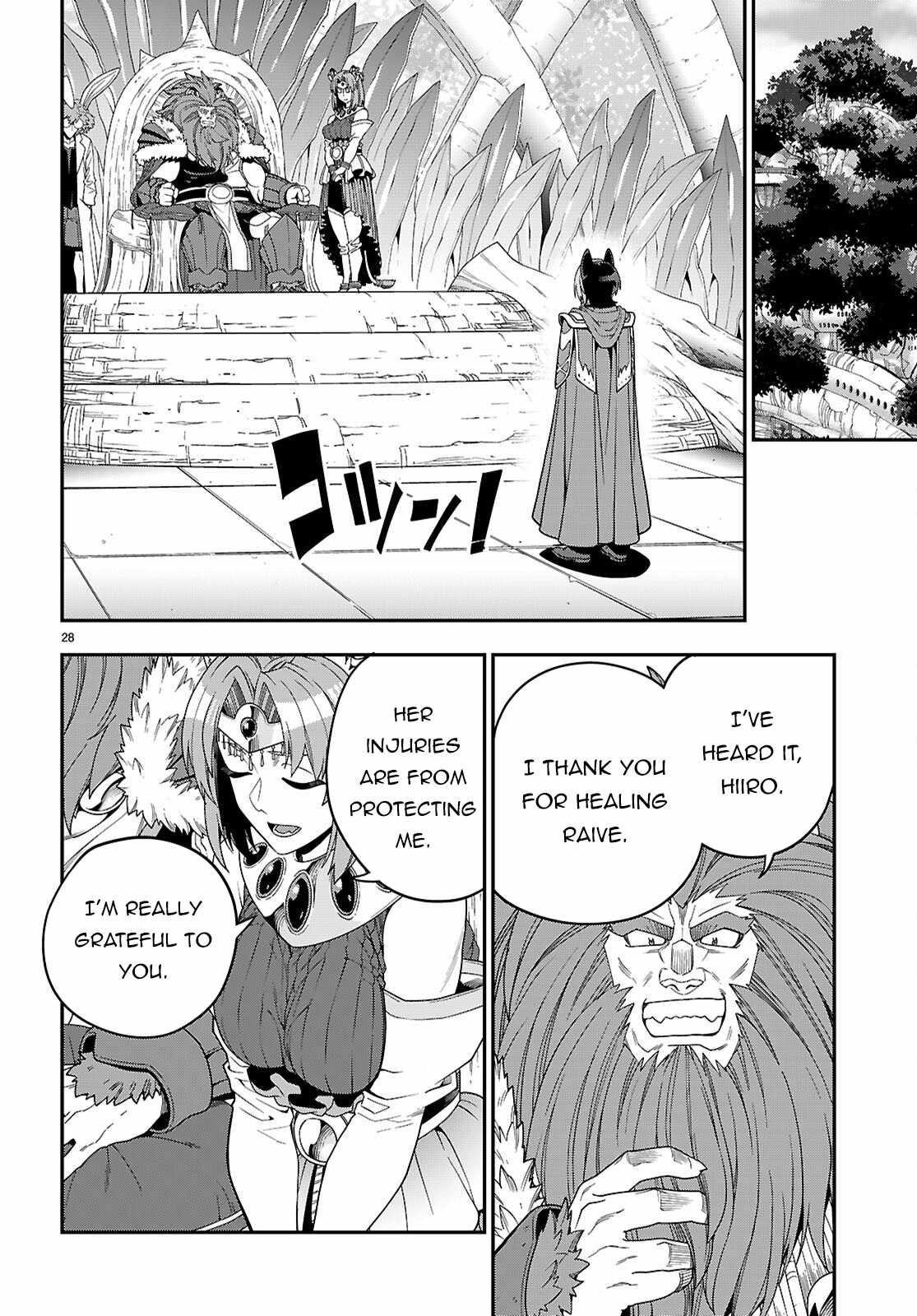 Konjiki No Moji Tsukai - Yuusha Yonin Ni Makikomareta Unique Cheat Chapter 109 - Page 28 in English