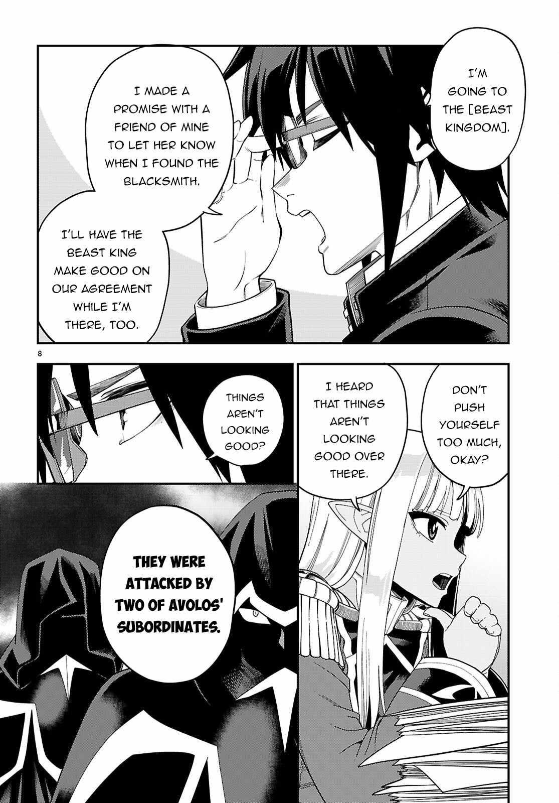 Konjiki No Moji Tsukai - Yuusha Yonin Ni Makikomareta Unique Cheat Chapter 109 - Page 8 in English