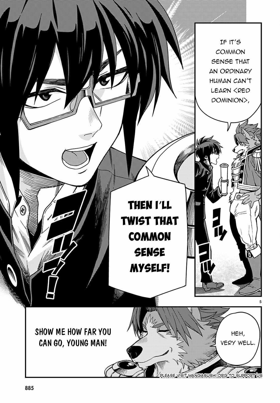 Konjiki No Moji Tsukai - Yuusha Yonin Ni Makikomareta Unique Cheat Chapter 115 - Page 5 in English