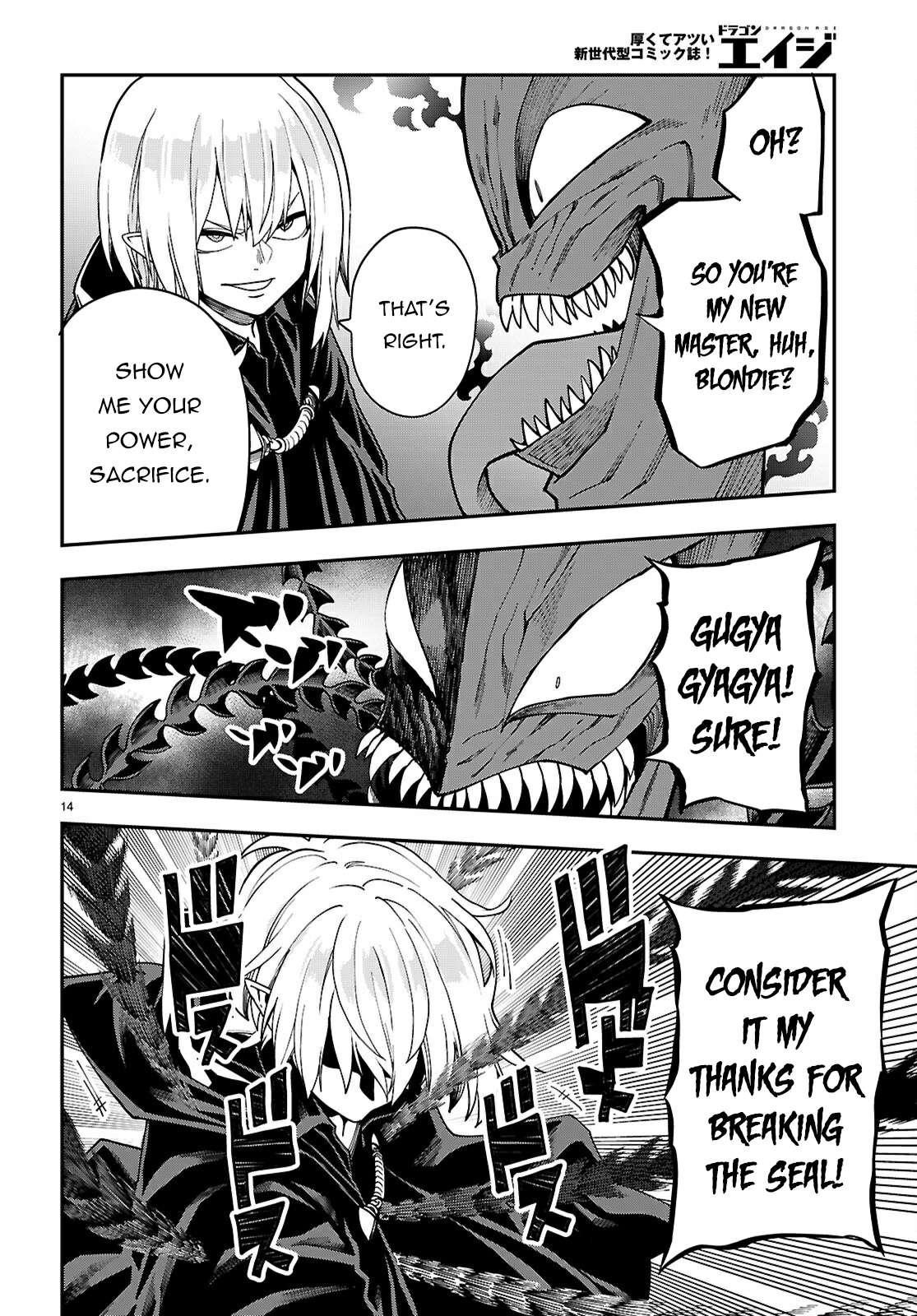 Konjiki No Moji Tsukai - Yuusha Yonin Ni Makikomareta Unique Cheat Chapter 117 - Page 13 in English