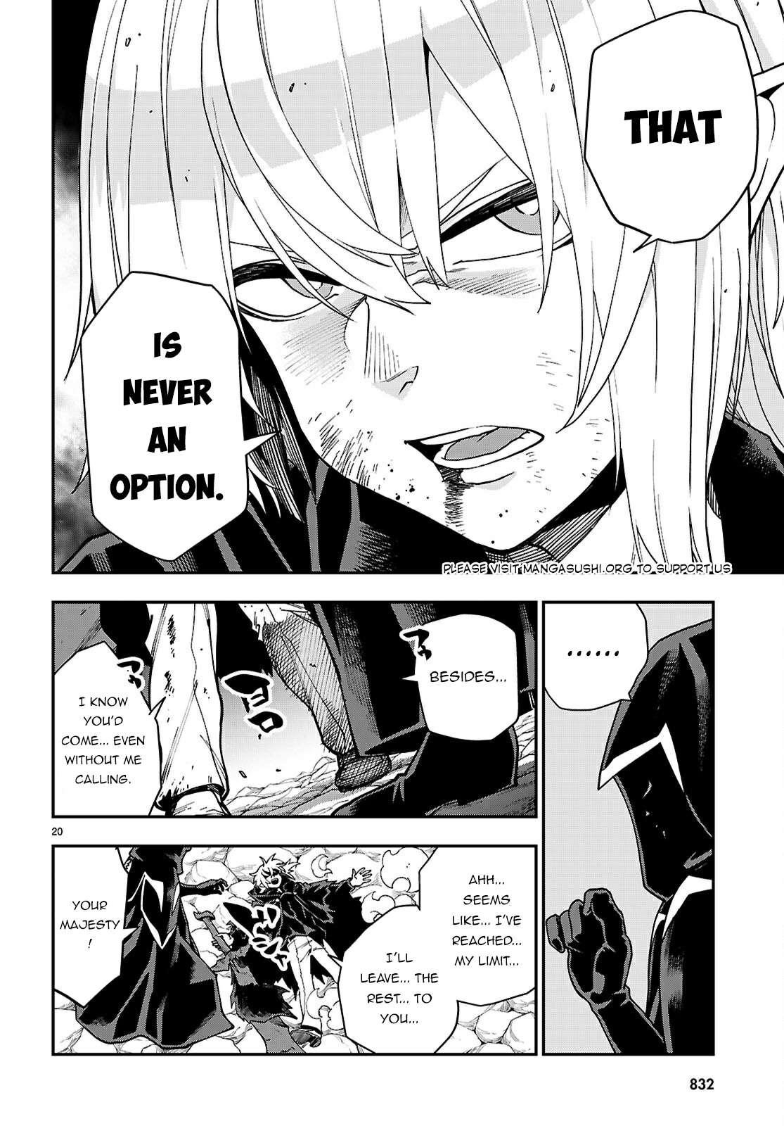 Konjiki No Moji Tsukai - Yuusha Yonin Ni Makikomareta Unique Cheat Chapter 117 - Page 19 in English