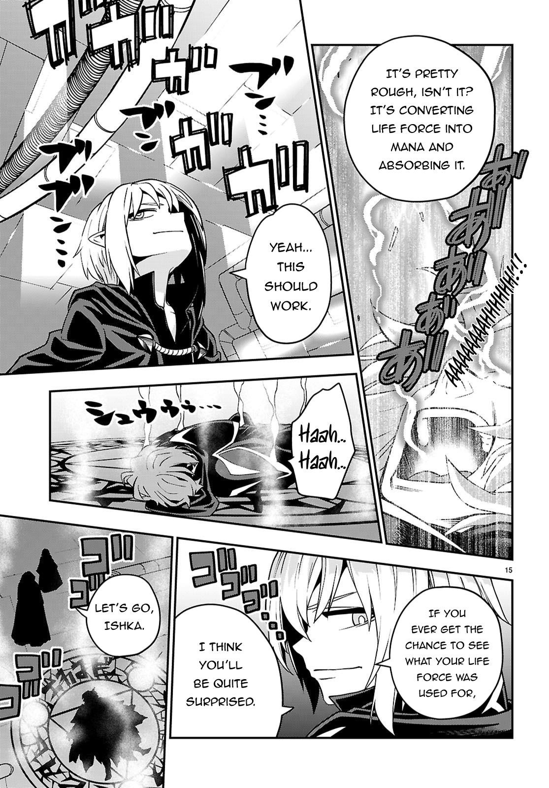 Konjiki No Moji Tsukai - Yuusha Yonin Ni Makikomareta Unique Cheat Chapter 121 - Page 14 in English