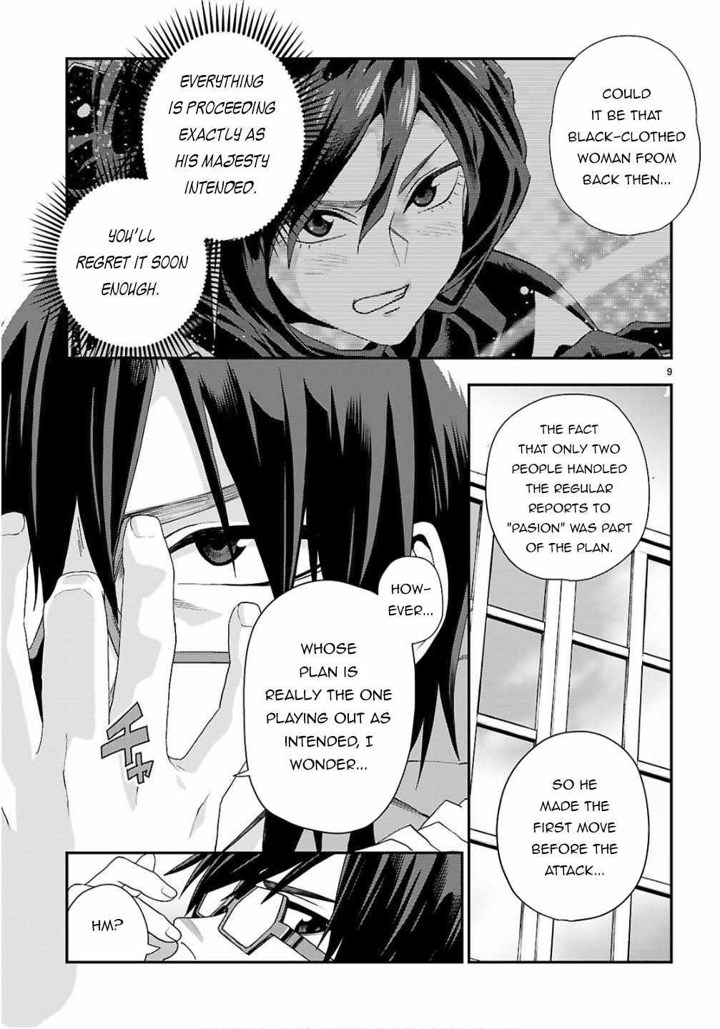 Konjiki No Moji Tsukai - Yuusha Yonin Ni Makikomareta Unique Cheat Chapter 124 - Page 9 in English