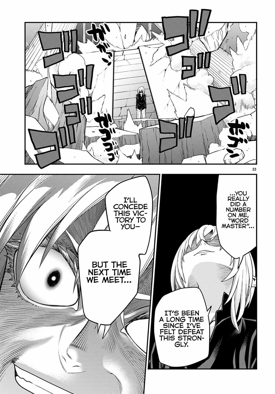 Konjiki No Moji Tsukai - Yuusha Yonin Ni Makikomareta Unique Cheat Chapter 128 - Page 22 in English