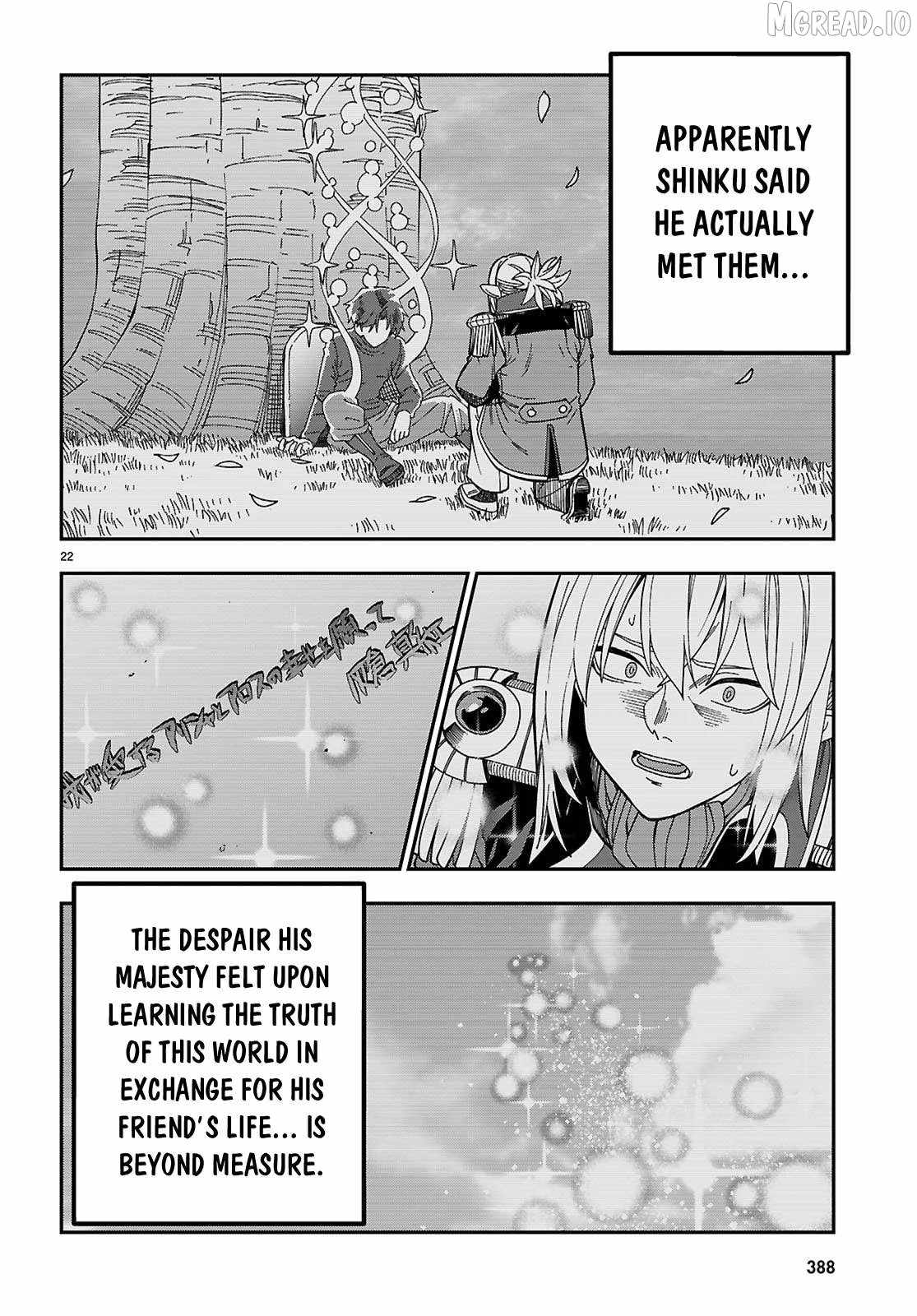 Konjiki No Moji Tsukai - Yuusha Yonin Ni Makikomareta Unique Cheat Chapter 129 - Page 22 in English