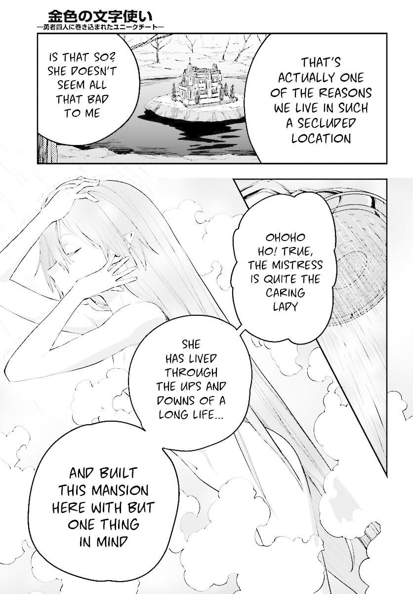 Konjiki No Moji Tsukai - Yuusha Yonin Ni Makikomareta Unique Cheat Chapter 40 - Page 9 in English