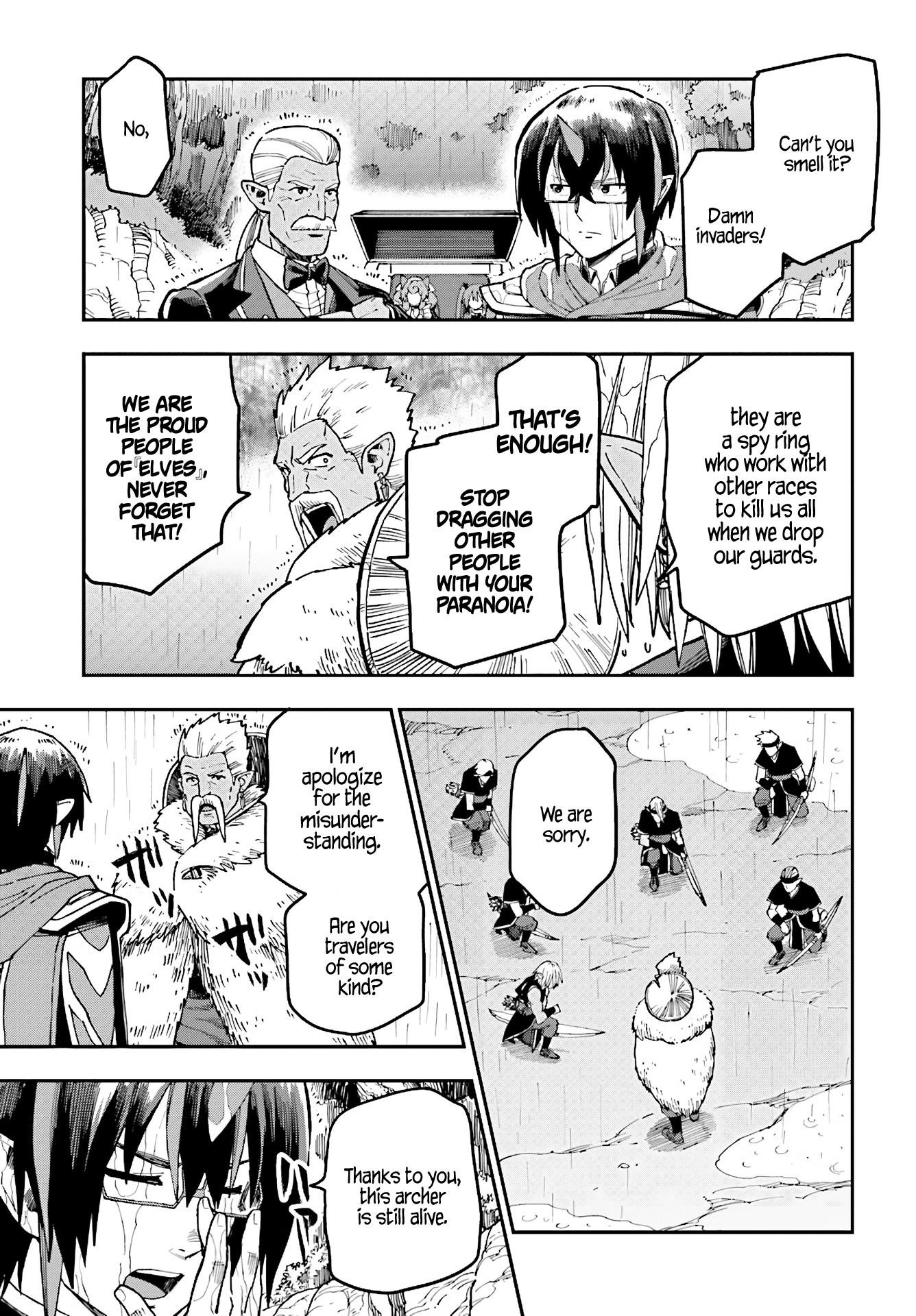 Konjiki No Moji Tsukai - Yuusha Yonin Ni Makikomareta Unique Cheat Chapter 48 - Page 13 in English