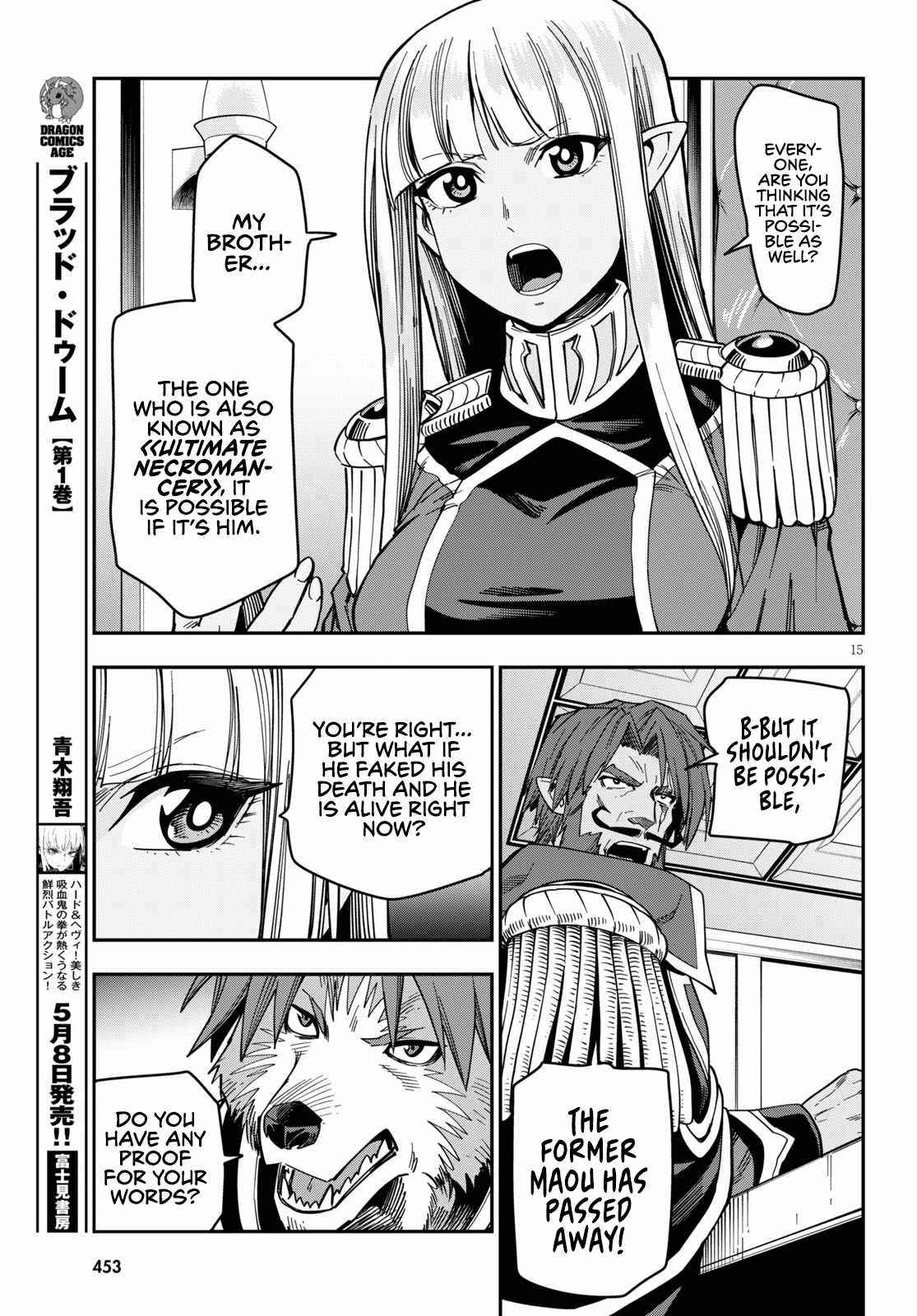 Konjiki No Moji Tsukai - Yuusha Yonin Ni Makikomareta Unique Cheat Chapter 75 - Page 15 in English