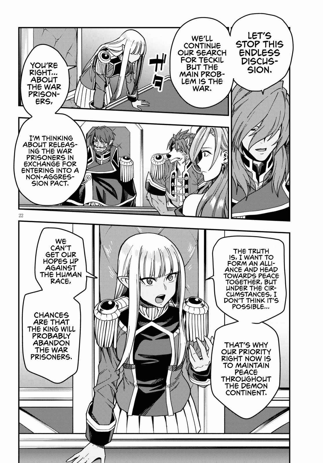 Konjiki No Moji Tsukai - Yuusha Yonin Ni Makikomareta Unique Cheat Chapter 75 - Page 22 in English