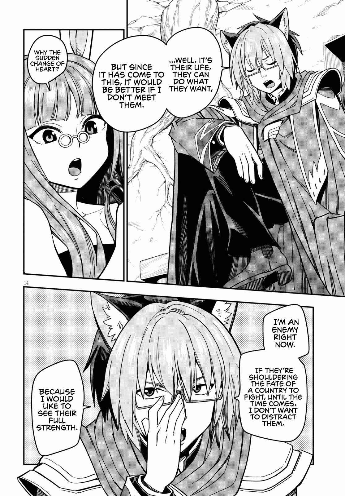 Konjiki No Moji Tsukai - Yuusha Yonin Ni Makikomareta Unique Cheat Chapter 77 - Page 14 in English