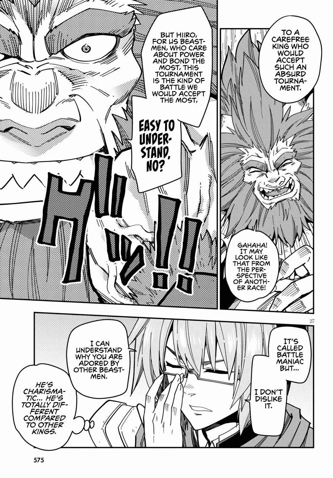 Konjiki No Moji Tsukai - Yuusha Yonin Ni Makikomareta Unique Cheat Chapter 77 - Page 27 in English
