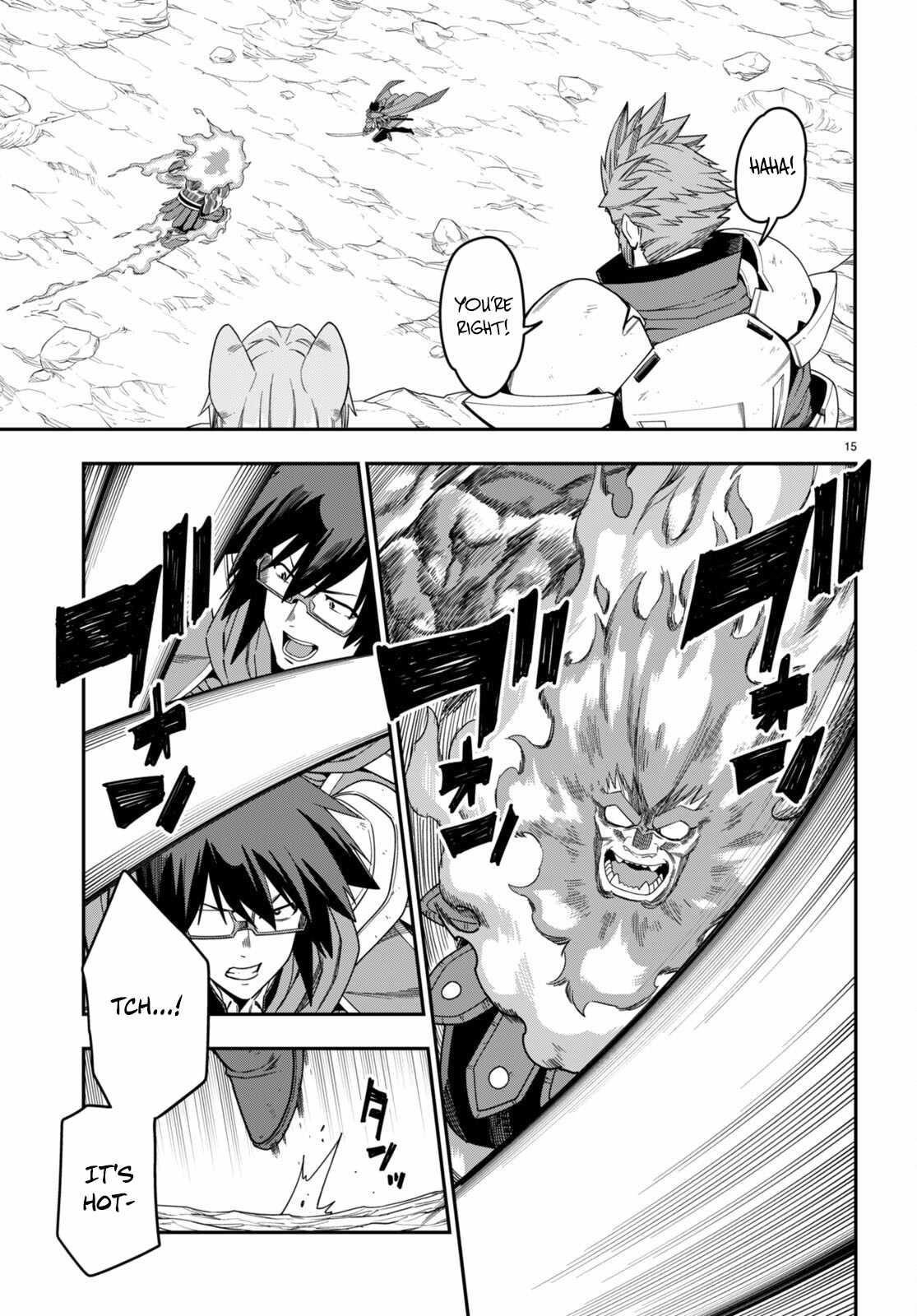 Konjiki No Moji Tsukai - Yuusha Yonin Ni Makikomareta Unique Cheat Chapter 92 - Page 15 in English