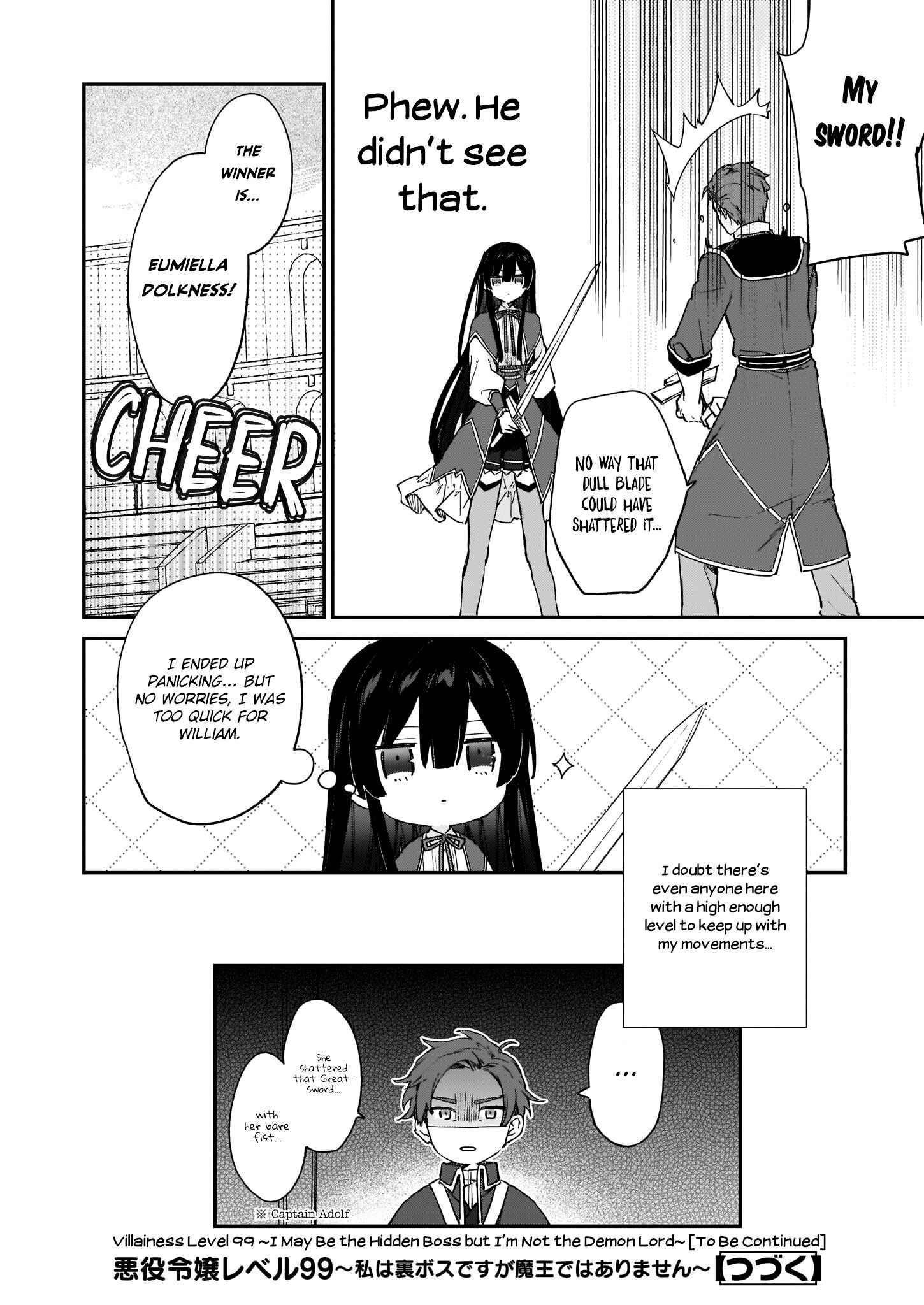 Villainess Level 99 ~I May Be The Hidden Boss But I’m Not The Demon Lord~ Chapter 10.2 - Page 12 in English