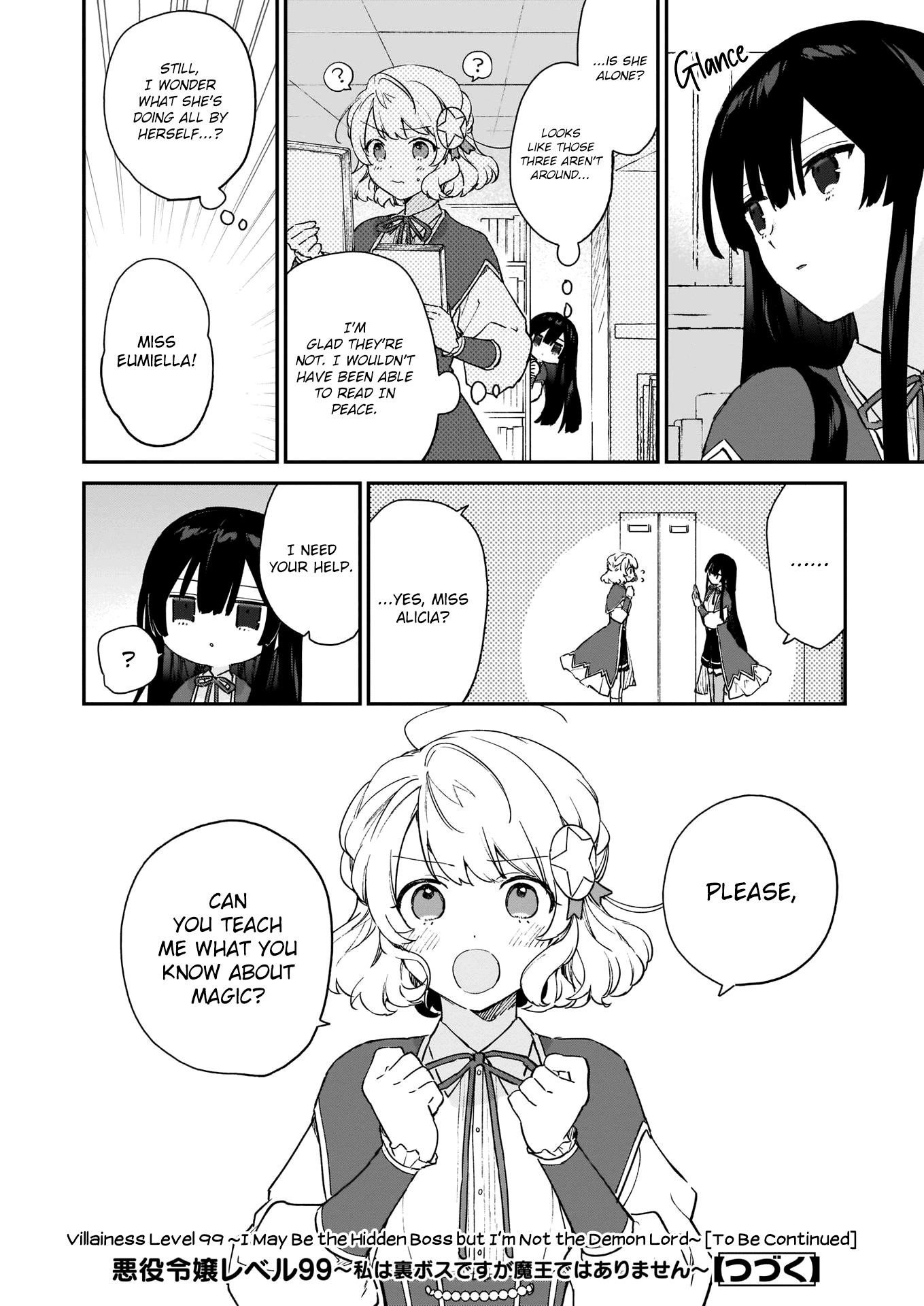 Villainess Level 99 ~I May Be The Hidden Boss But I’m Not The Demon Lord~ Chapter 9 - Page 14 in English