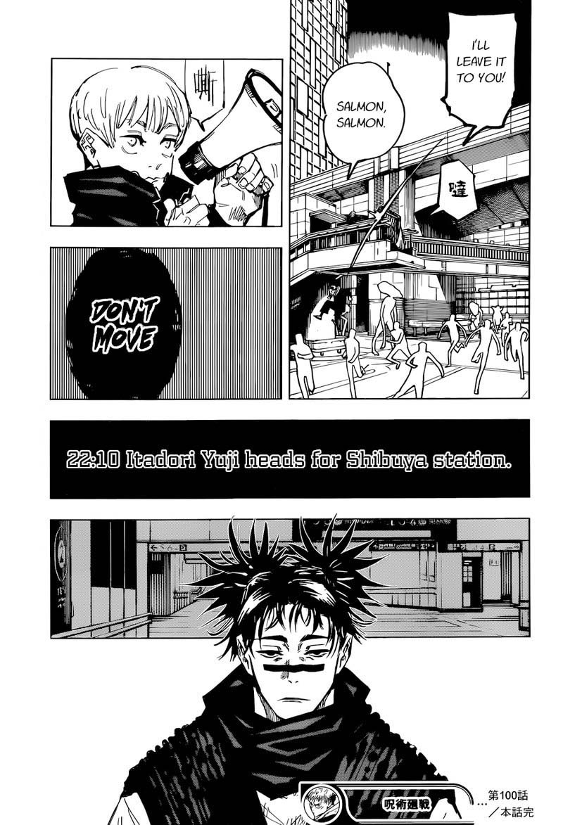 JUJUTSU KAISEN Chapter 100 - Page 21 in English