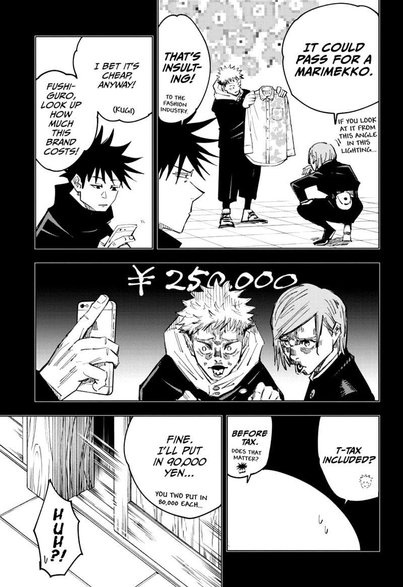JUJUTSU KAISEN Chapter 126 - Page 3 in English