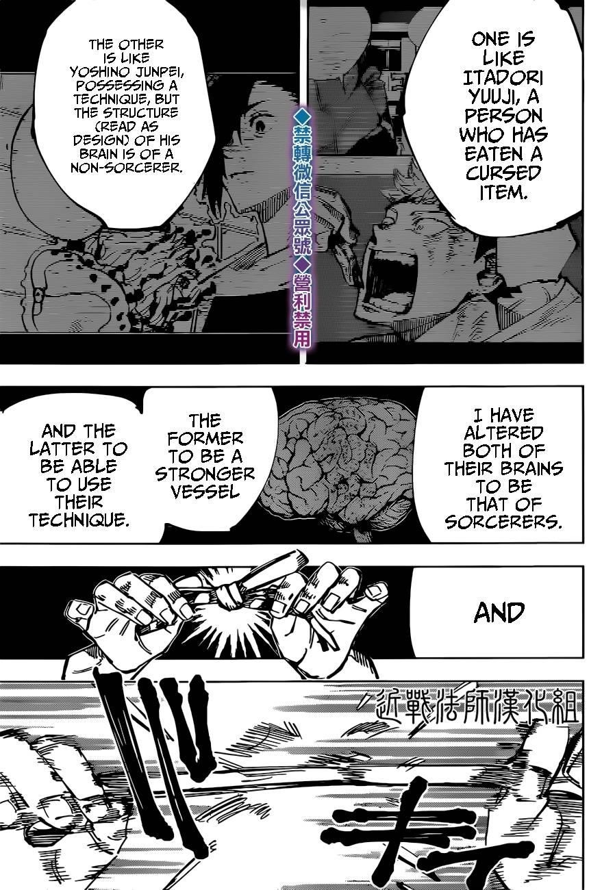 JUJUTSU KAISEN Chapter 136 - Page 11 in English