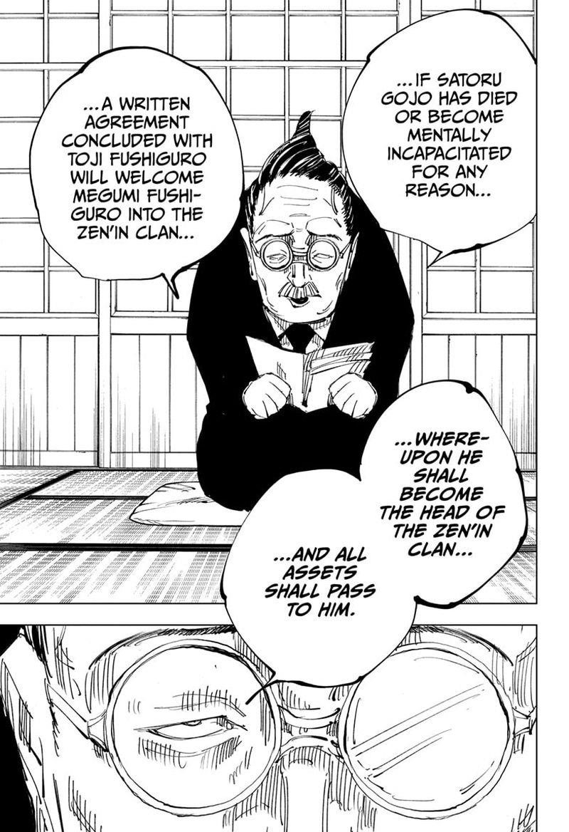 JUJUTSU KAISEN Chapter 138 - Page 9 in English