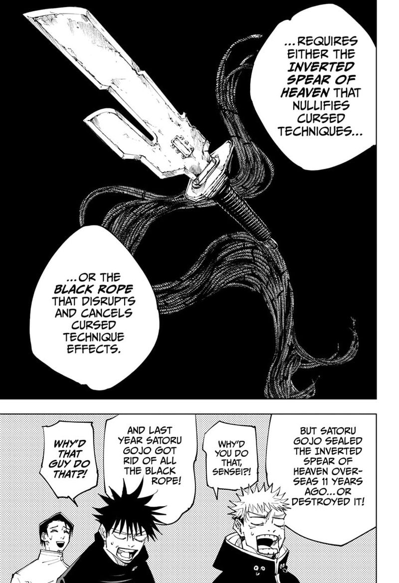 JUJUTSU KAISEN Chapter 145 - Page 17 in English