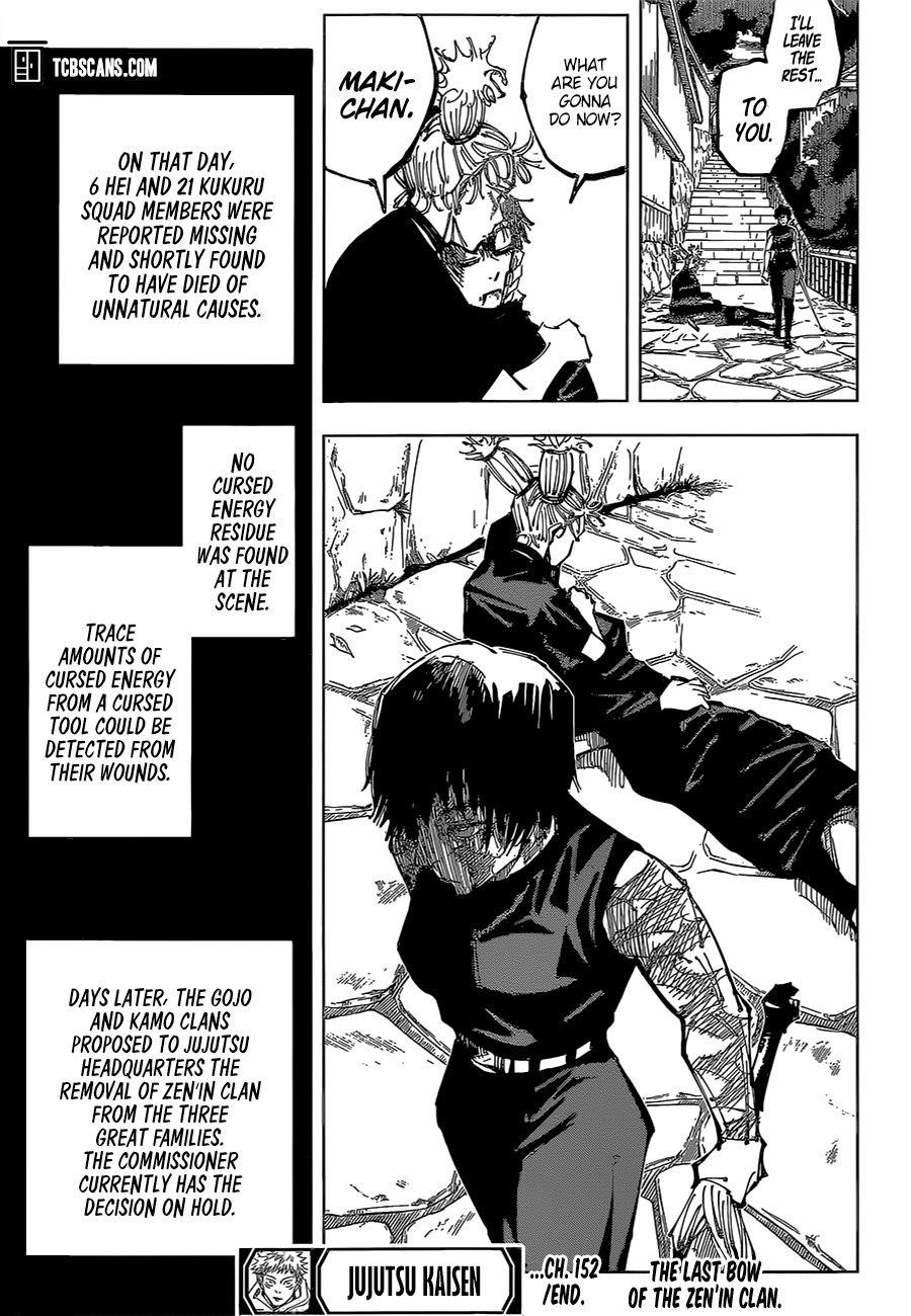 JUJUTSU KAISEN Chapter 152 - Page 9 in English