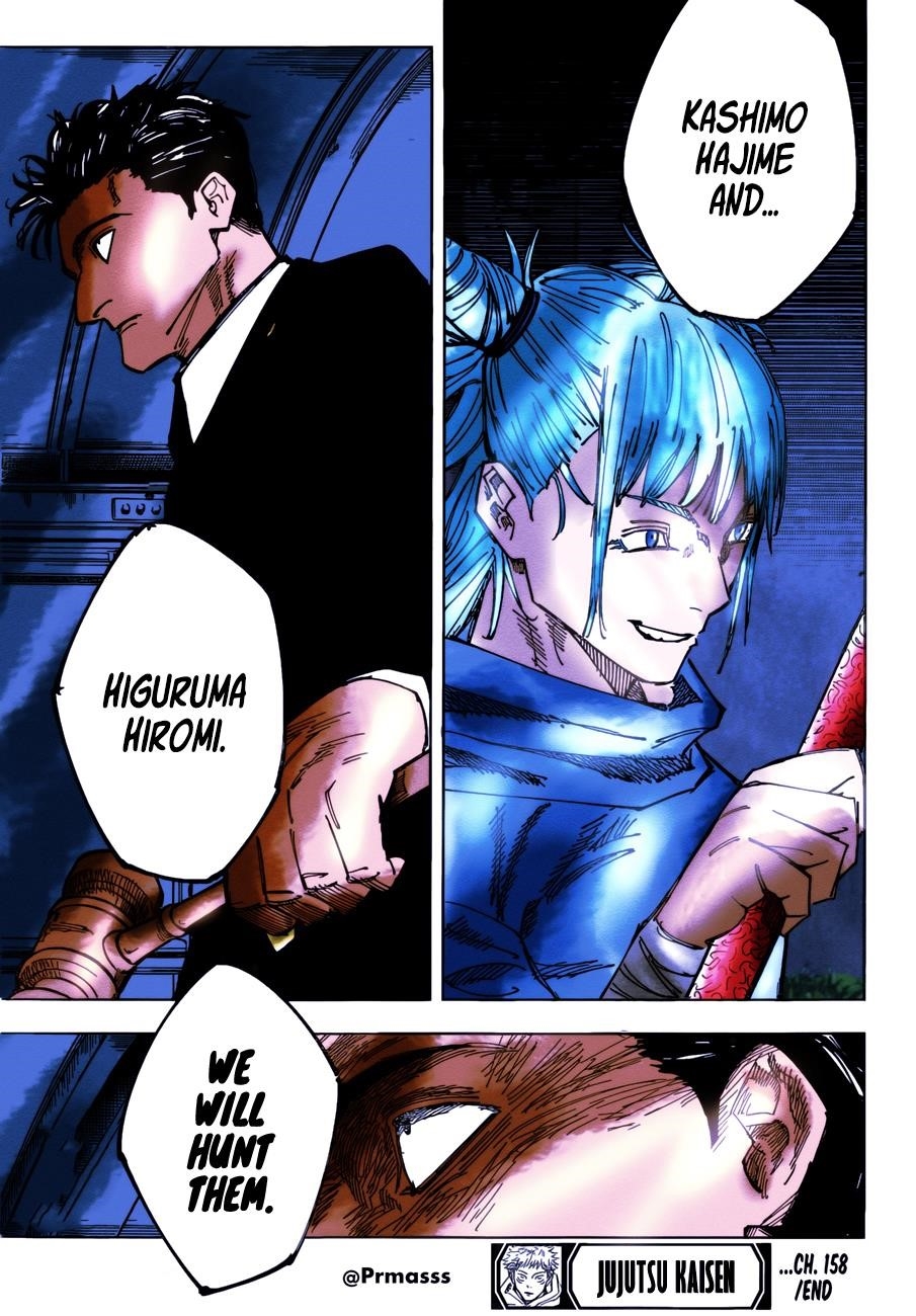 JUJUTSU KAISEN Chapter 158 - Page 22 in English