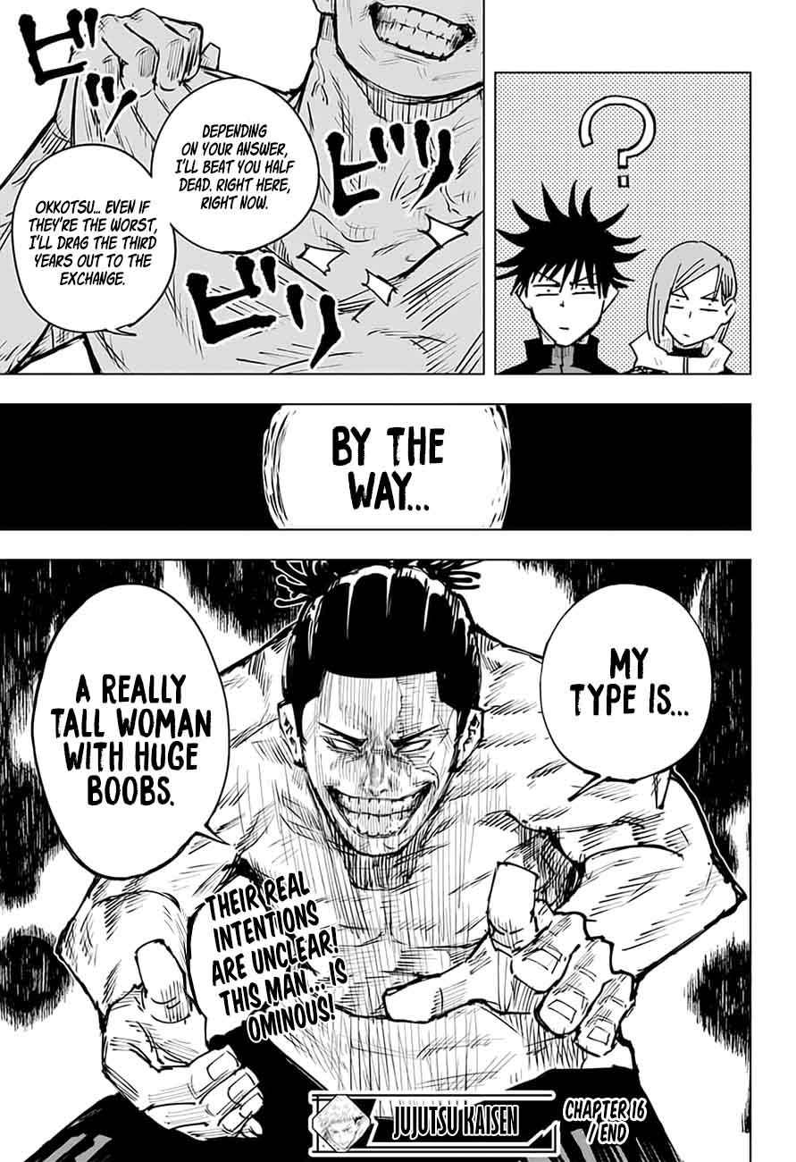 JUJUTSU KAISEN Chapter 16 - Page 20 in English