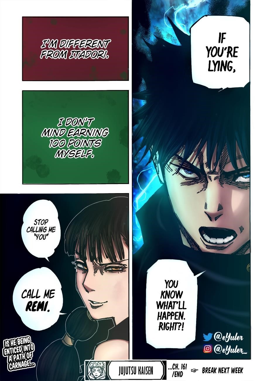 JUJUTSU KAISEN Chapter 161 - Page 19 in English